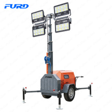 Factory direct sales Trailer Portable 4 X 1000W Lighting Tower with Generator FZMT-1000B